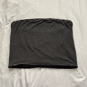 American Eagle Striped Tube Top